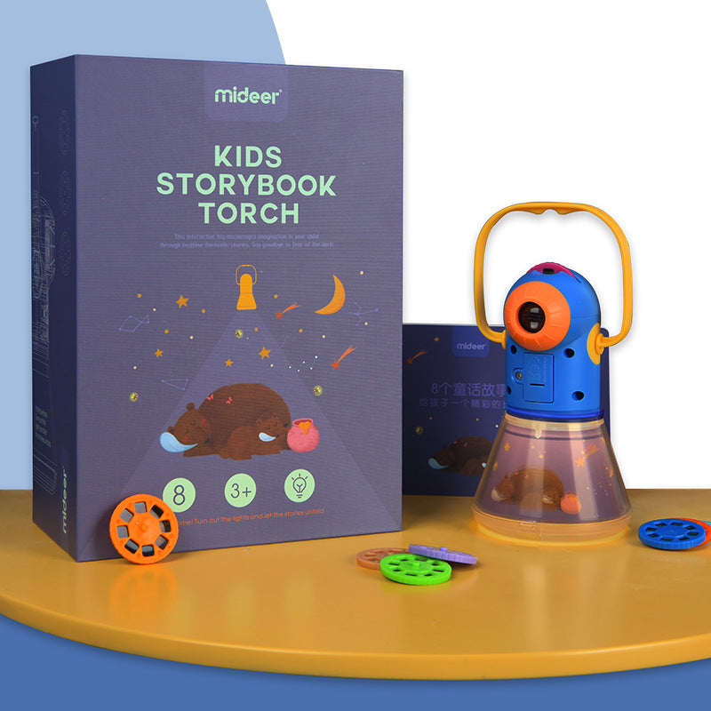 MiDeer Flashlight Storybook Torch Toy Projector