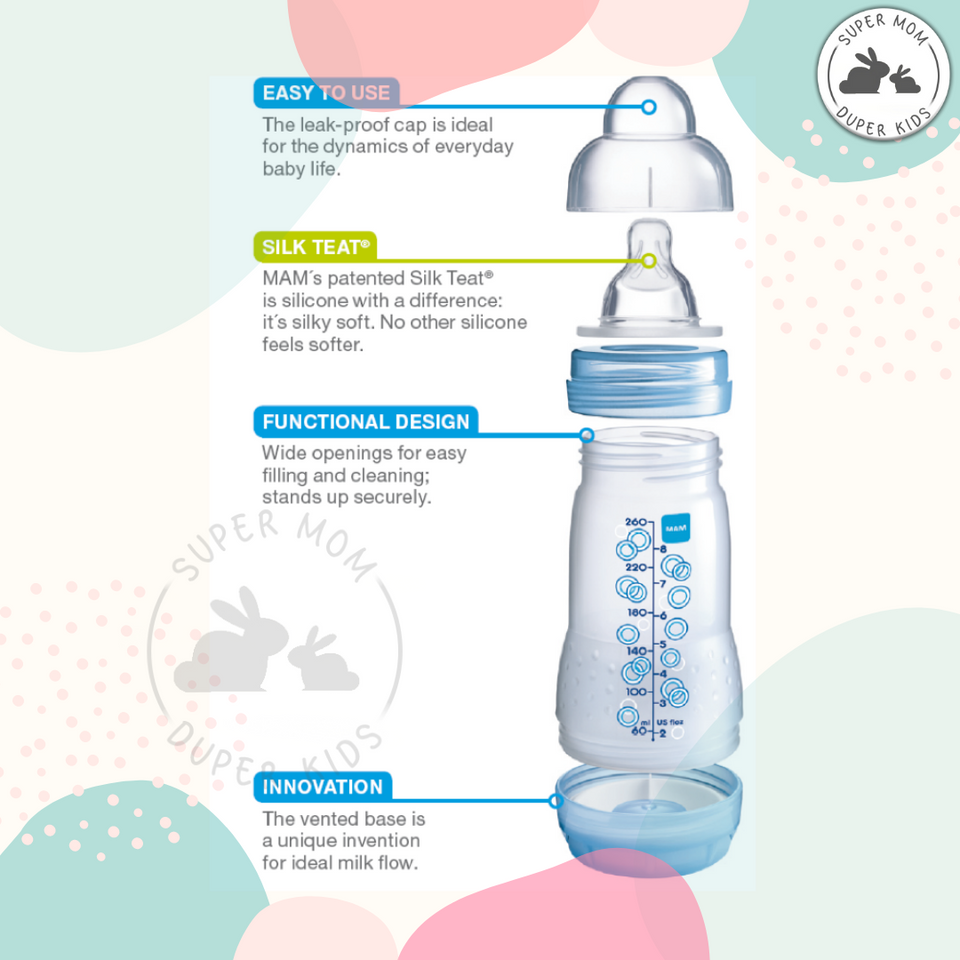 MAM - Botol Anti Kolik Mula Mudah (5oz/160ml)