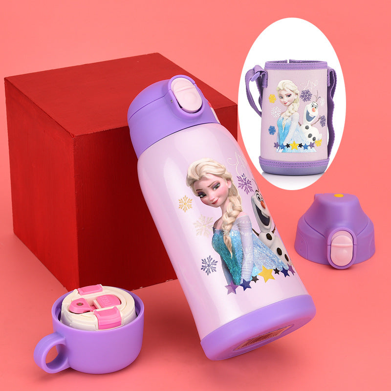 Frozen Thermal Bottle  With Straw 316 S
