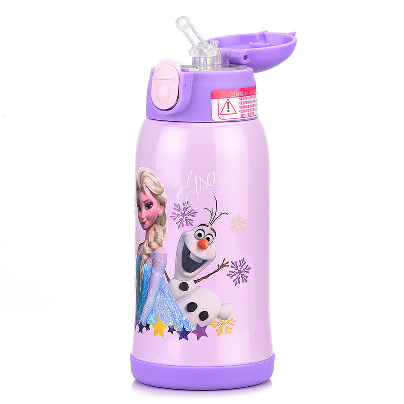 Frozen Thermal Bottle  With Straw 316 S