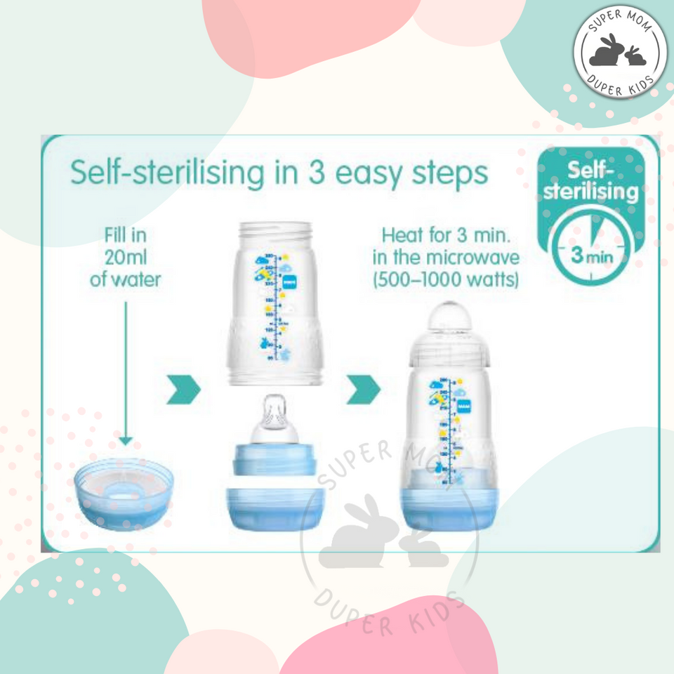 MAM - Botol Anti Kolik Mula Mudah (5oz/160ml)