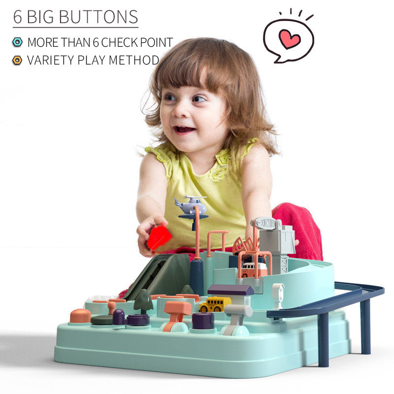 Car Adventure Toy Race Set for Kids, Educational Toy Set