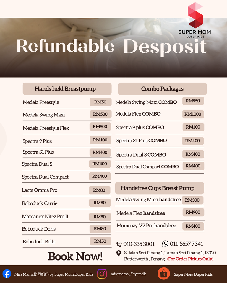 Breast Pump Rental Daily Rental【Try before Purchase】