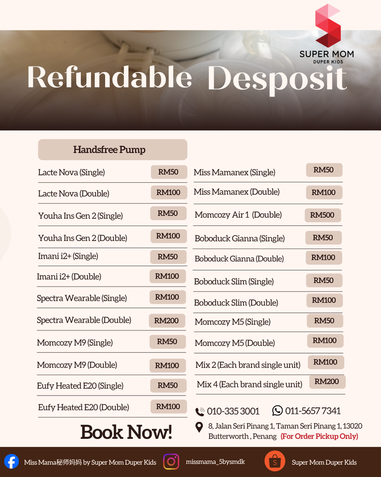 Breast Pump Rental Daily Rental【Try before Purchase】