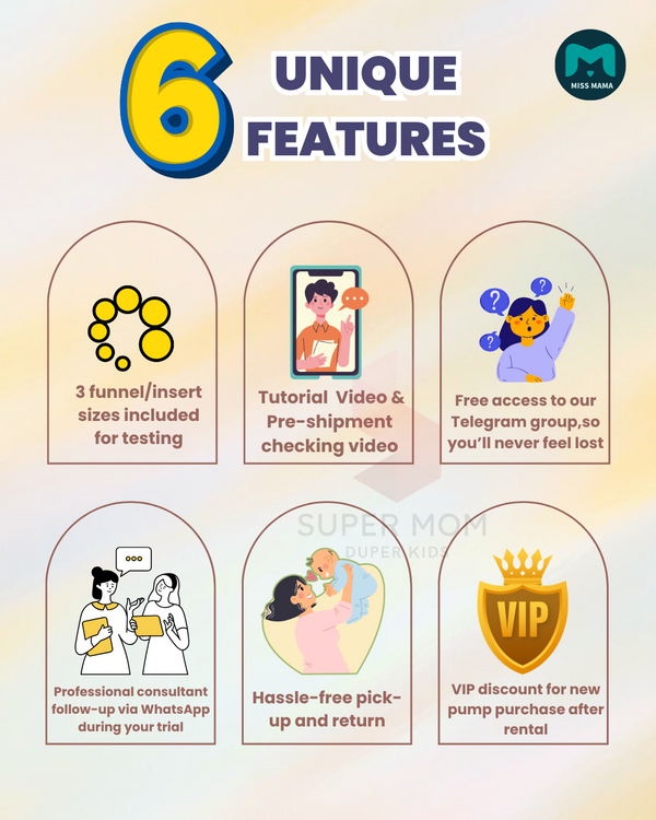Breast Pump Rental Daily Rental【Try before Purchase】