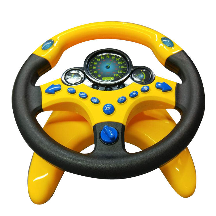 Baby Driver Simulation Steering Wheel With Music & Lights (FREE Belt)