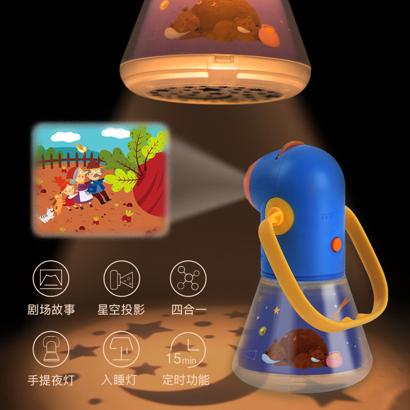 MiDeer Flashlight Storybook Torch Toy Projector 