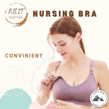 NILIT SOFTEX Maternity Nursing Bra Suitable for Handsfree Pump