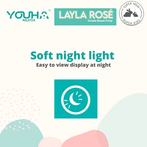 Youha Layla Rose Double Electric Breast Pump