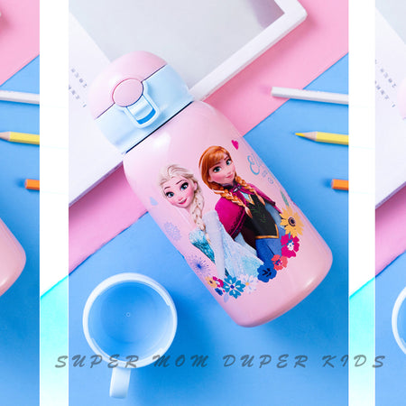 Botol Terma Disney Frozen 550ml Dengan Straw (Keluli Tahan Karat 316)