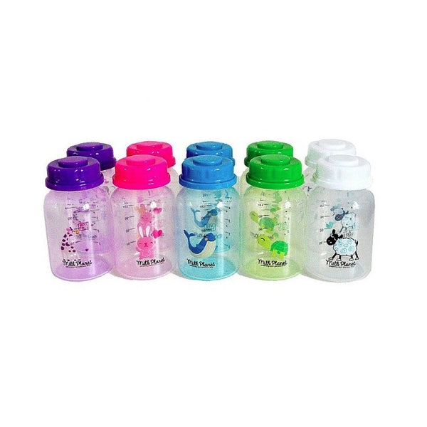 Milk Planet  Assorted Colours Storage Bottles (5oz)