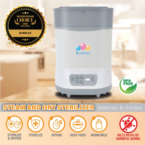 BUBBLES STEAM & DRY STERILIZER